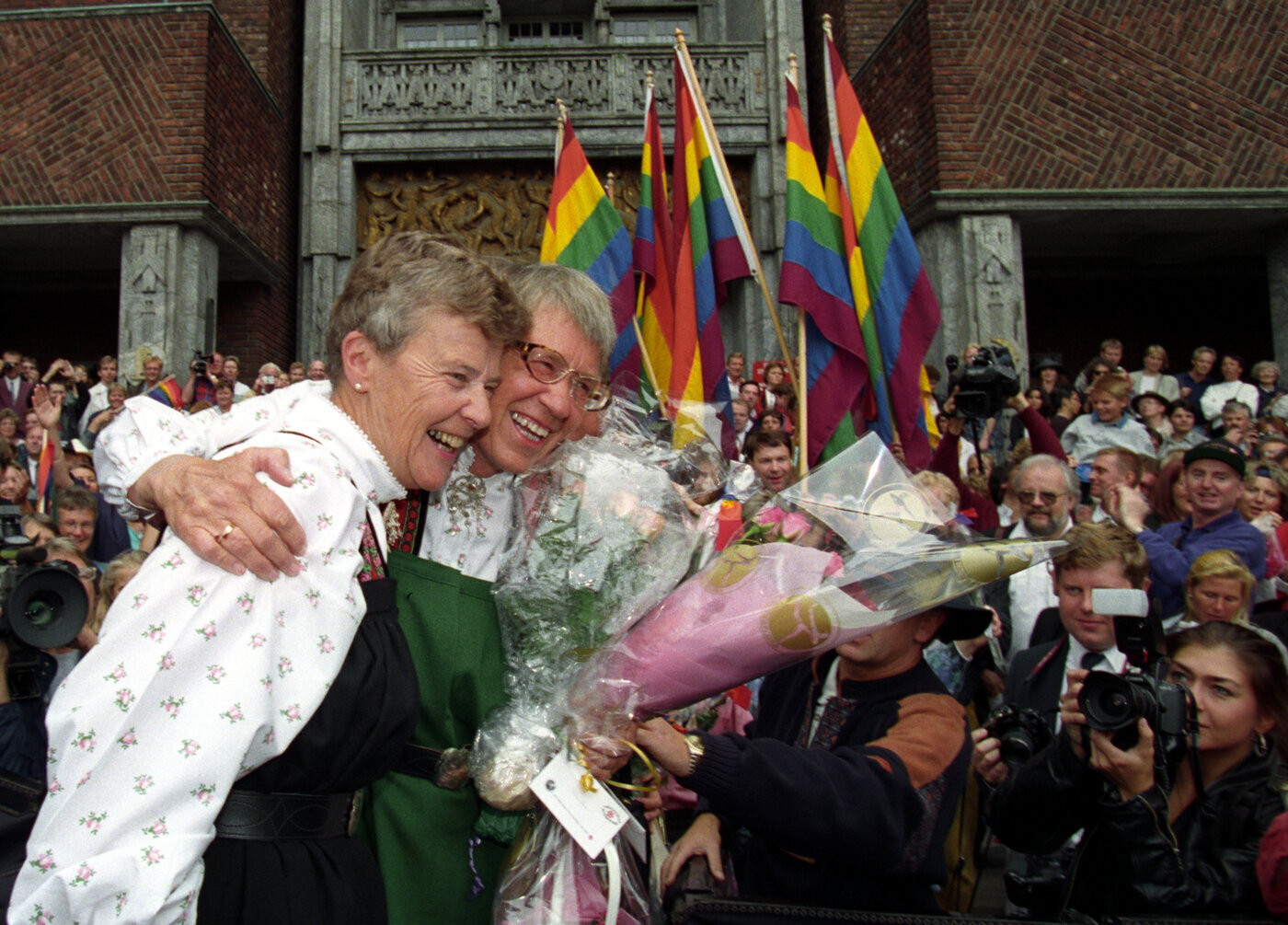Kim Friele og Wenche Lowzow.