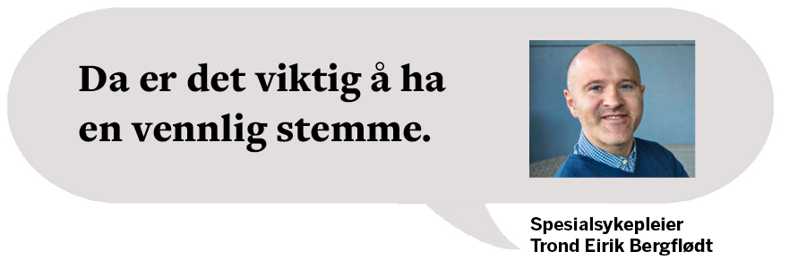 Trond Eirik Bergflødt, vennlig stemme