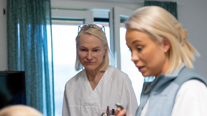 Tverrfaglig visitt på omsorgssenter. Tverrfaglig visitt på omsorgssenter.