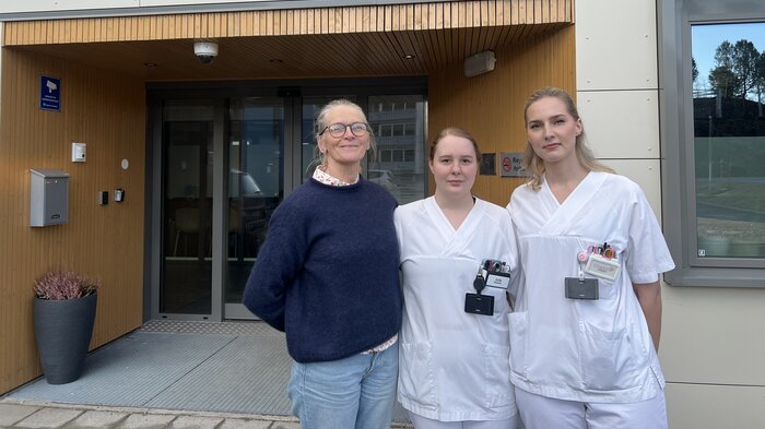 Gry Bæra, Julie Kristiansen, Charlotte Hermansen Bildet viser Gry Bæra, Julie Kristiansen og Charlotte Hermansen.