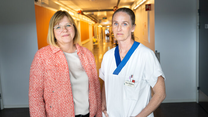 Linda Jørgensen og Else Ekvoll bildet viser Linda Jørgensen og Else Ekvoll