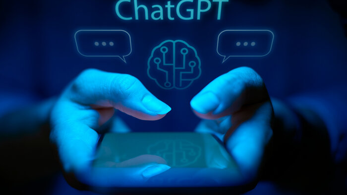 Bildet viser en illustrasjon av Chat-GPT Bildet viser en illustrasjon av Chat-GPT