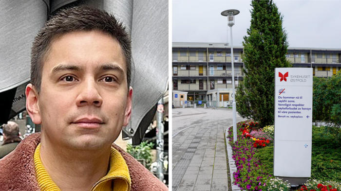 bilde av werner larsen og moss sykehus