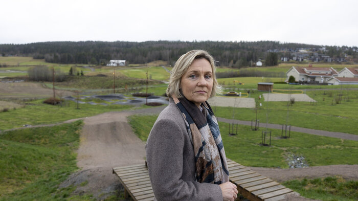 Hilde Ørbeck, Gjerdrum Bildet viser helsesykepleier Hilde Ørbeck i Gjerdrum kommune