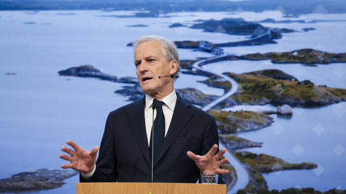 Bildet viser statsminister Jonas Gahr Støre.