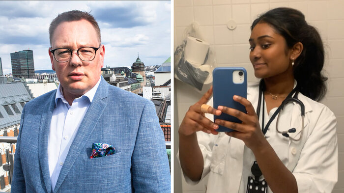 Bilde av Kai Øyvind Brenden og Saya Gajendran