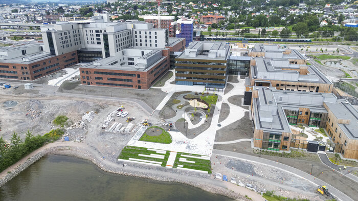 Bildet viser nye Drammen sykehus Bildet viser nye drammen sykehus