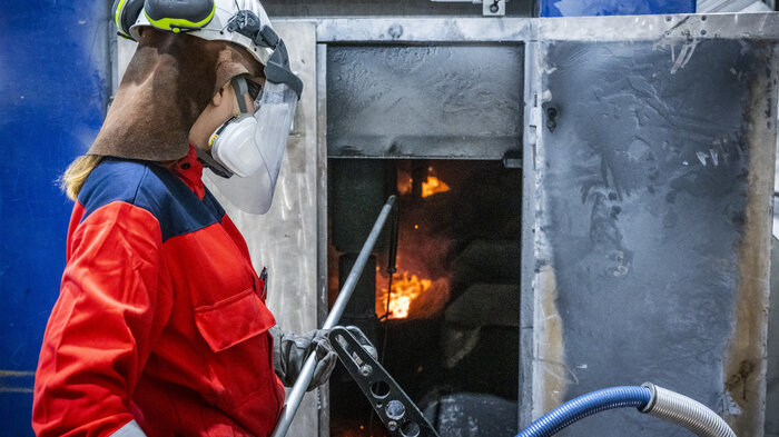 Bilde av industriarbeider