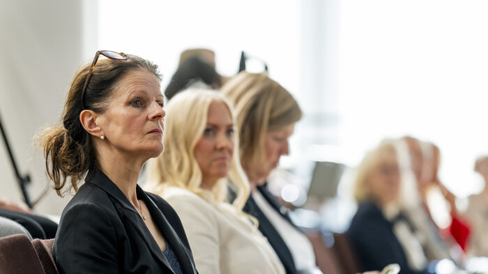 Bildet viser helsedirektør Cathrine M. Lofthus.