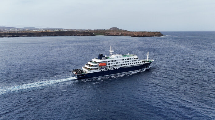 Bildet viser cruiseskipet Hondius.