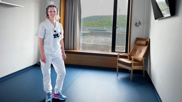 bildet viser avdelingsleder Marita Wastall