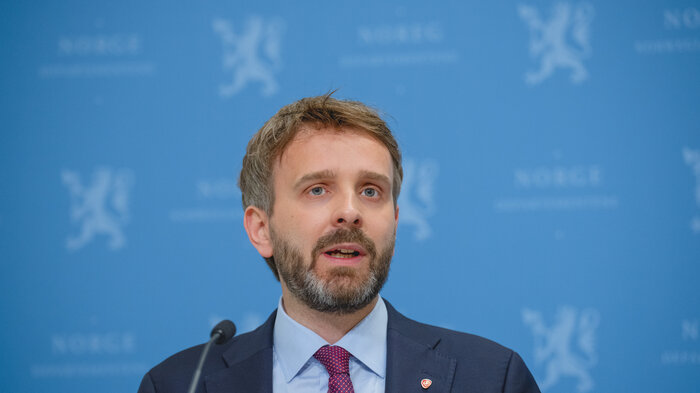 Bildet viser helseminister Jan Christian Vestre.