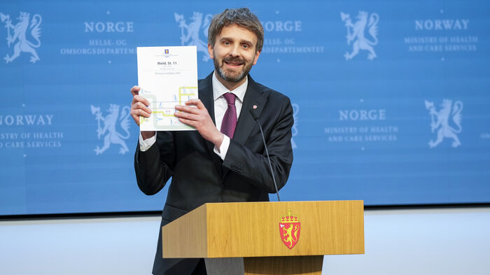 Jan Christian Vestre Bildet viser helseminister Jan Christian Vestre