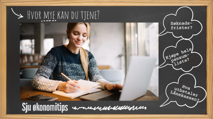 Bildet viser en student.