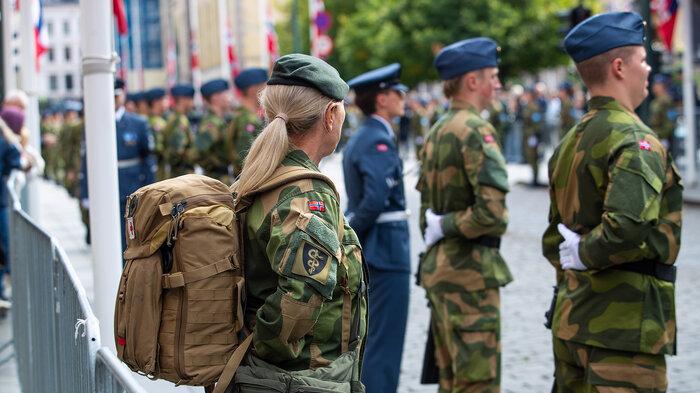 Bildet viser personell fra Forsvarets sanitet