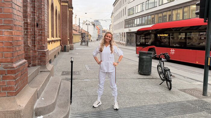 bilde av sykepleier Christina Livgard