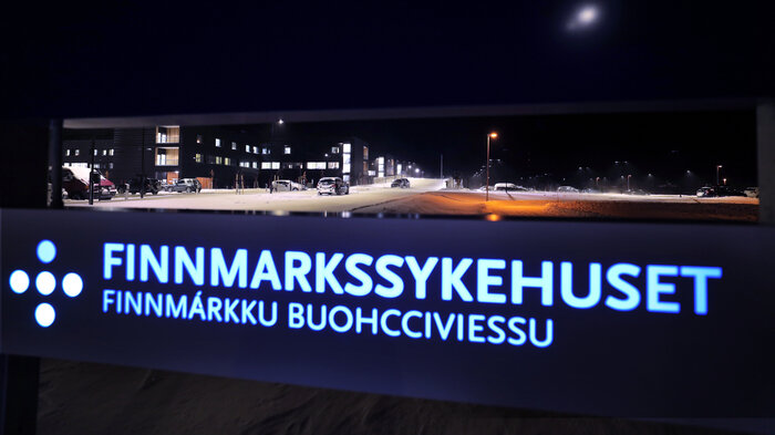 Bildet viser sykehuset i Kirkenes.