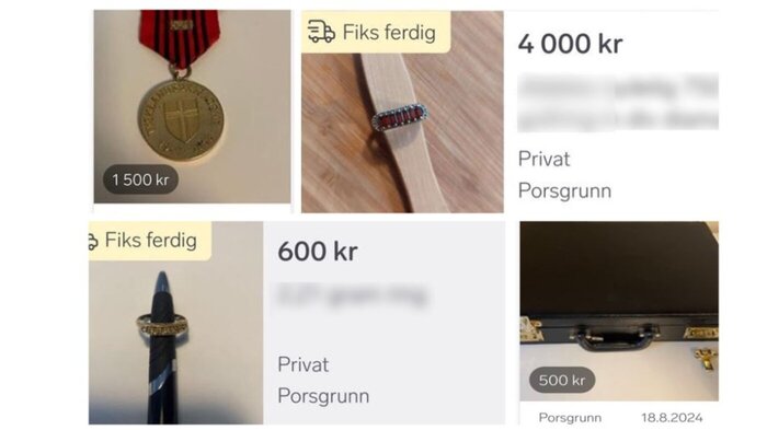Skjermdump fra finnannonsen