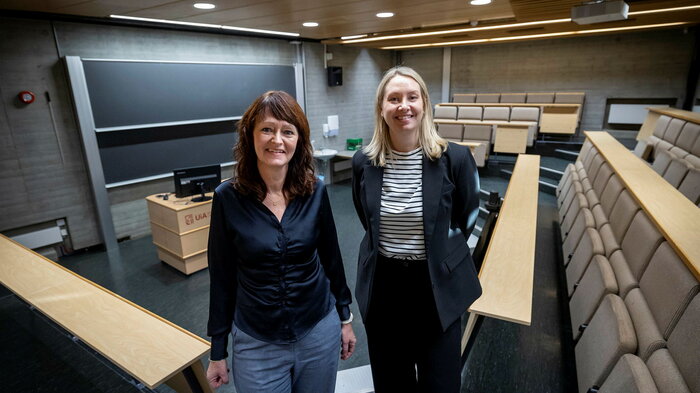 Nastasja Robstad og Tina Lien Barken Nastasja Robstad, sykepleier og førsteamanuensis, og Tina Lien Barken, sykepleier og førsteamanuensis, Universitetet i Agder