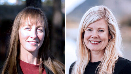 Bildet viser et portrett av Turid Saursaunet og Linn Cecilie Bylund