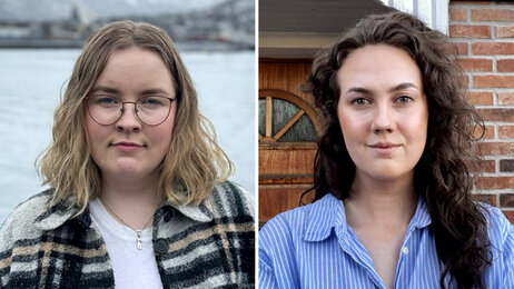 Bildet viser portretter av innleggsforfatterne Henriette Karlsen Brenna og Martine Kjenslie Lund