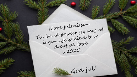 En ønskeliste Bildet viser en ønskeliste