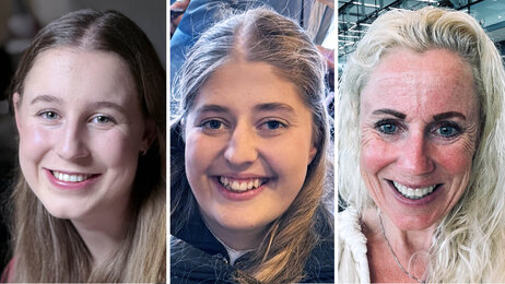 Bildet viser portretter av de tre innleggsforfatterne