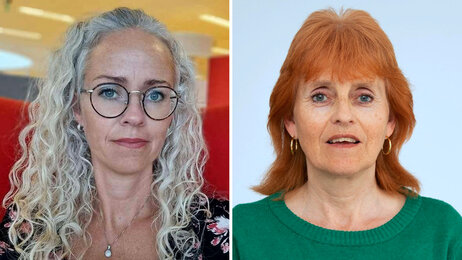 Bildet viser portretter av de to innleggsforfatterne Marianne Brattgjerd og Wenche Wannebo