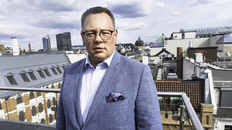 Bildet viser 2. nestleder Kai Øivind Brenden i NSF.
