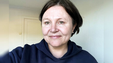 Bildet viser en selfie tatt av Barbara Wendelbo