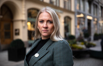 Bildet viser Lill Sverresdatter Larsen, forbundsleder i NSF