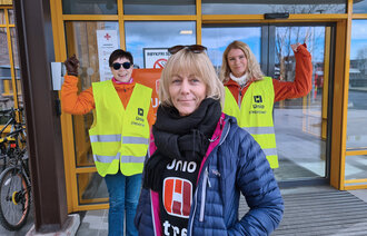 Fra venstre Trine Danielsen, Aslaug Murberg og Camilla Pedersen