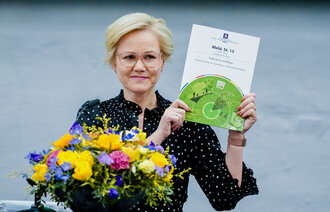 Bildet viser Ingvild Kjerkol på dagens pressekonferanse