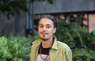 Bildet viser Simon Fritzman Laamiri.