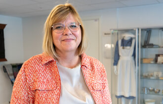 bildet viser kommunalsjef Linda Jørgensen