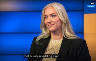 bildet viser Lill Sverresdatter Larsen på Debatten