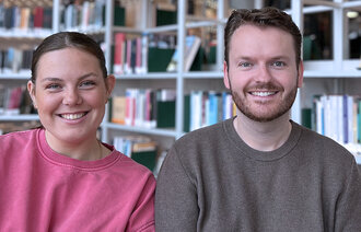 Bildet viser Ada Emilie Warderud og Chris Robin Hakkelberg
