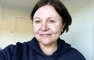 Bildet viser en selfie tatt av Barbara Wendelbo