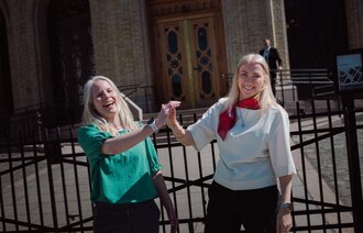 Kirsti Bergstø og Lill Sverresdatter Larsen