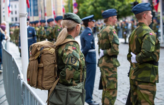 Bildet viser personell fra Forsvarets sanitet