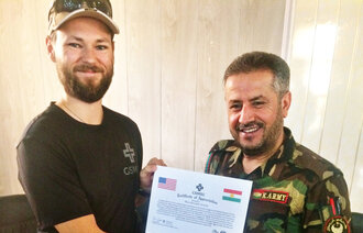Max-Hendrik Wathne Gelink i Nord-Irak
