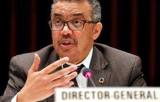 Tedros Ghebreyesus, Who Bildet viser Tedros Ghebreyesus.