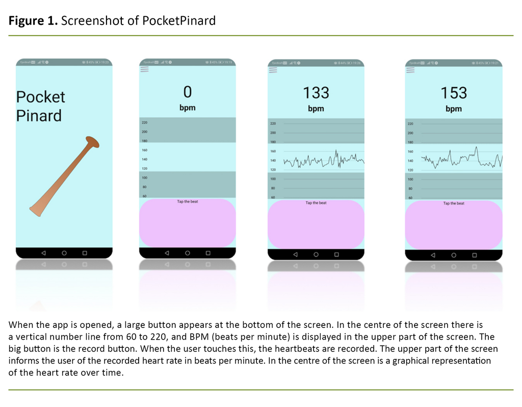Figure 1. Screenshot of PocketPinard Figure 1. Screenshot of PocketPinard