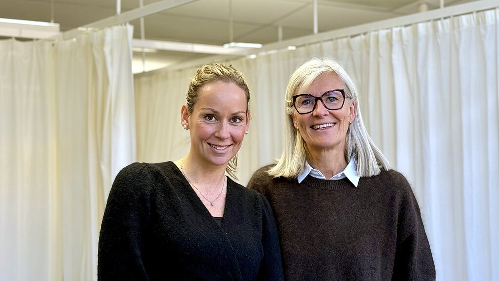 Gunild Nordbø Marthinsen og Ellen Margareth Benestad Moi Bildet viser Gunhild og Ellen