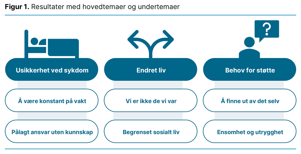 Figur 1. Resultater med hovedtemaer og undertemaer