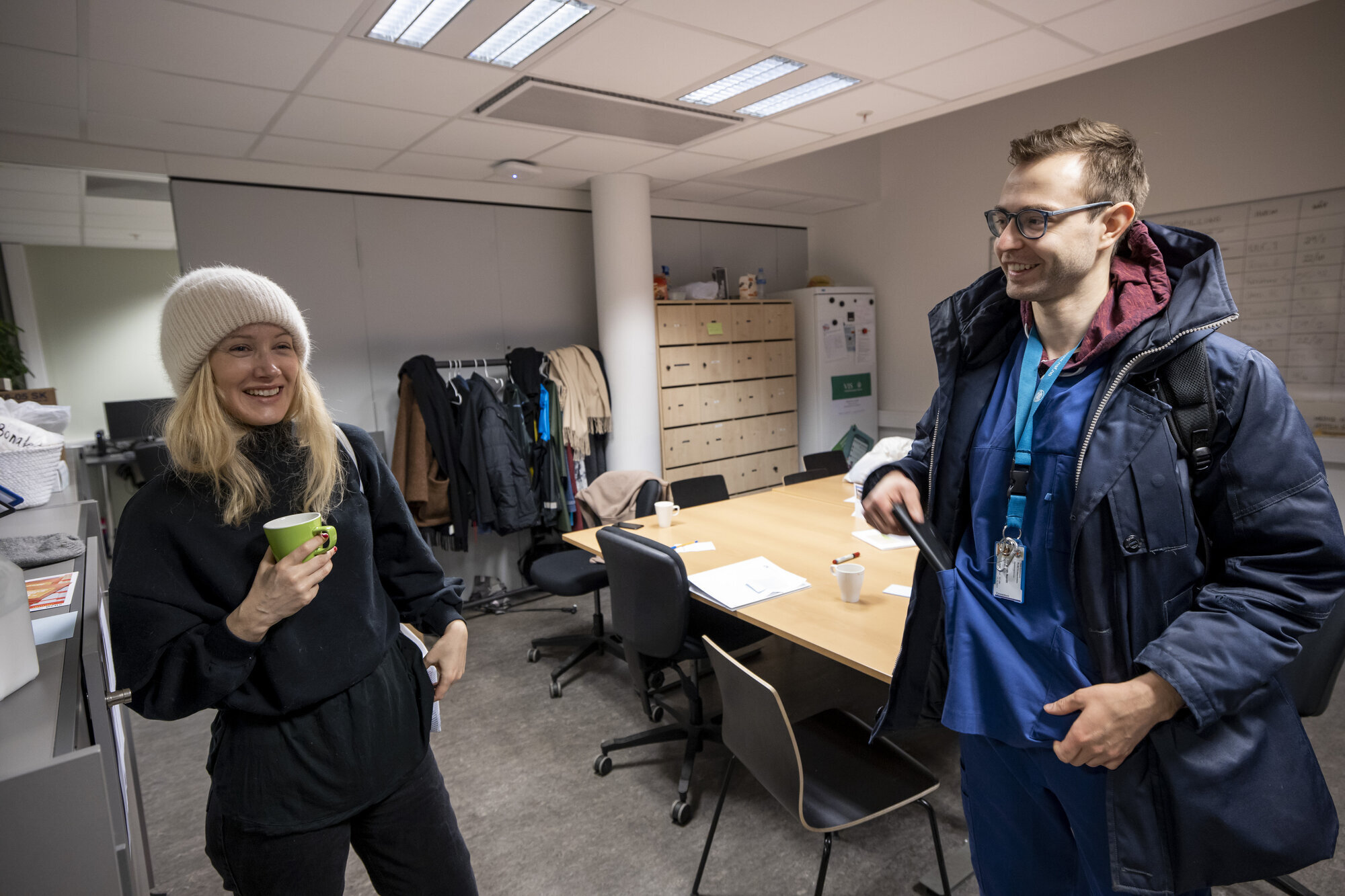 Teamsykepleier Siw Maiken Jæger og sykepleier Kenneth Nordli Teamsykepleier Siw Maiken Jæger og sykepleier Kenneth Nordli