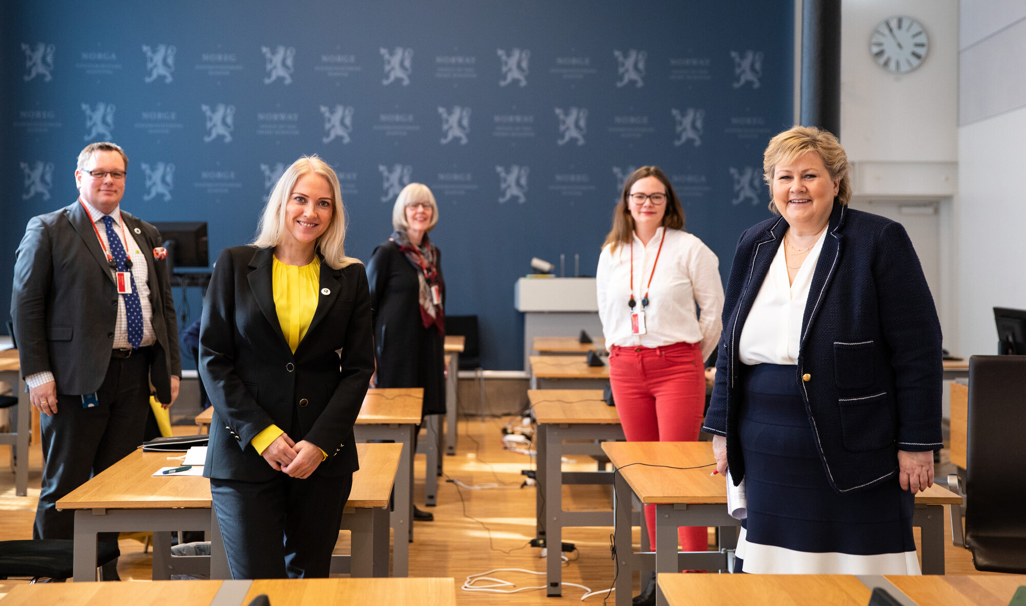 NSF i møte hos Erna Solberg NSF hos Solberg