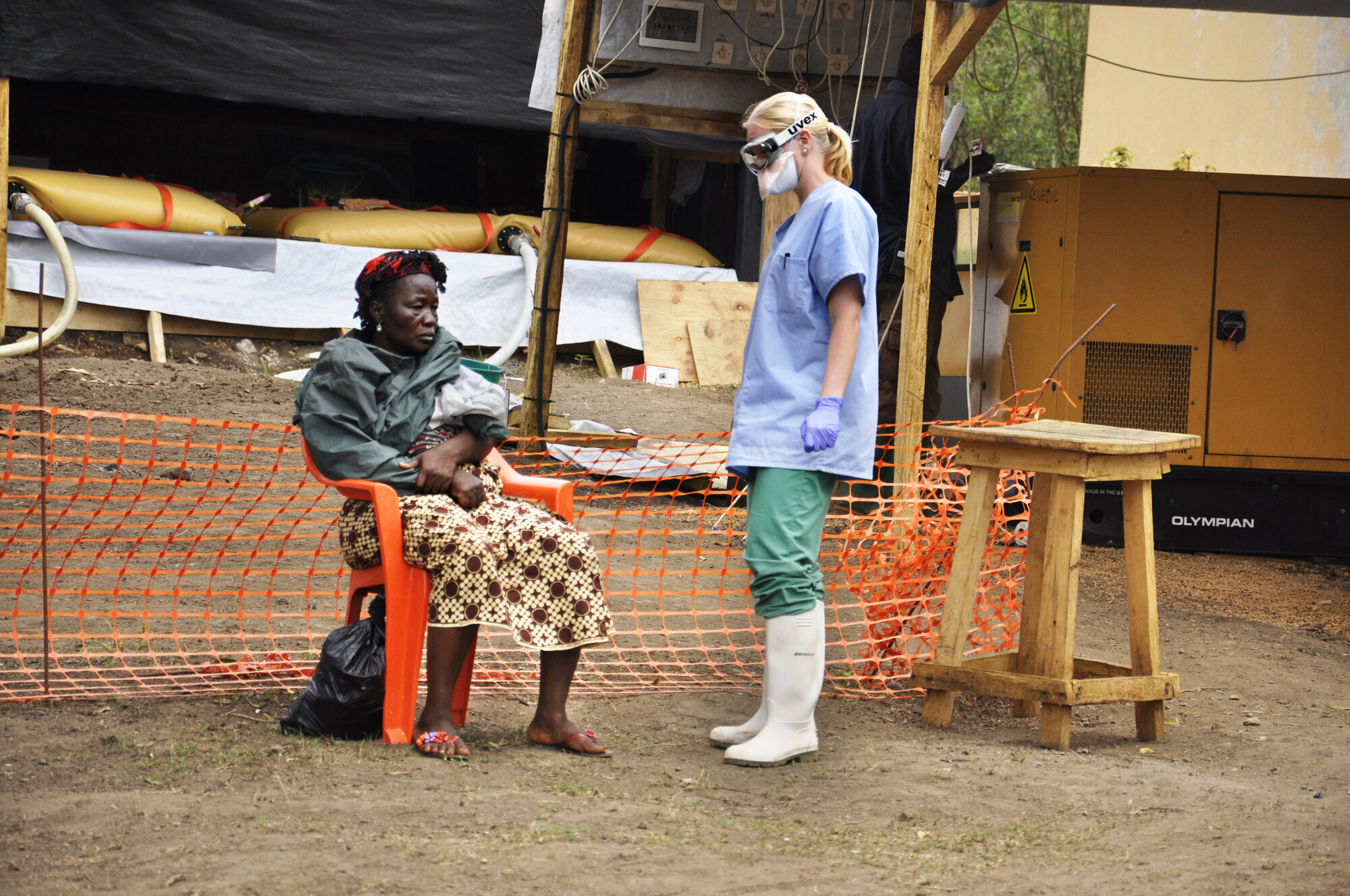 Sissel Overoll, sykepleier, Guinea