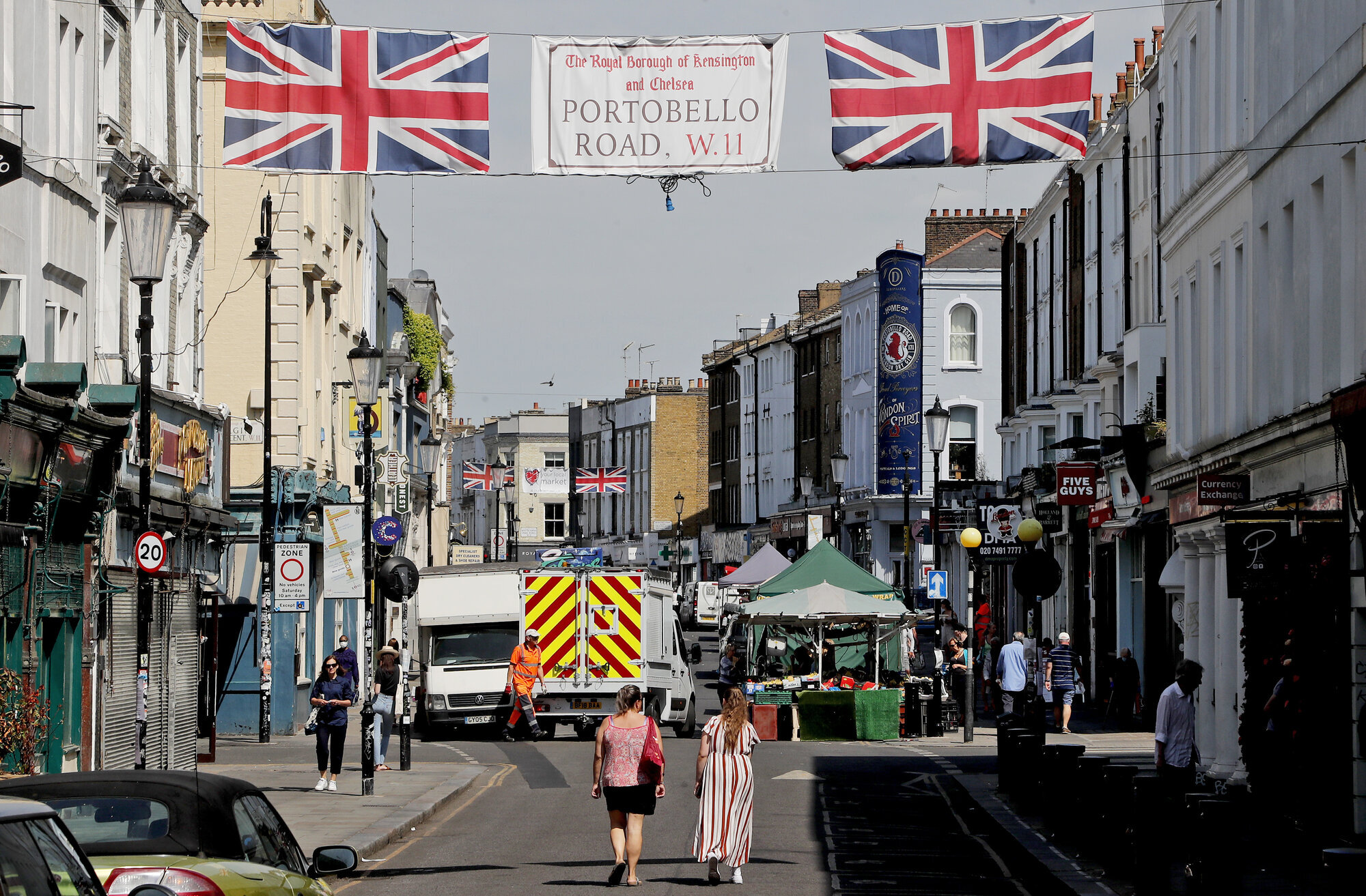 London Bildet viser gatemiljø i London.