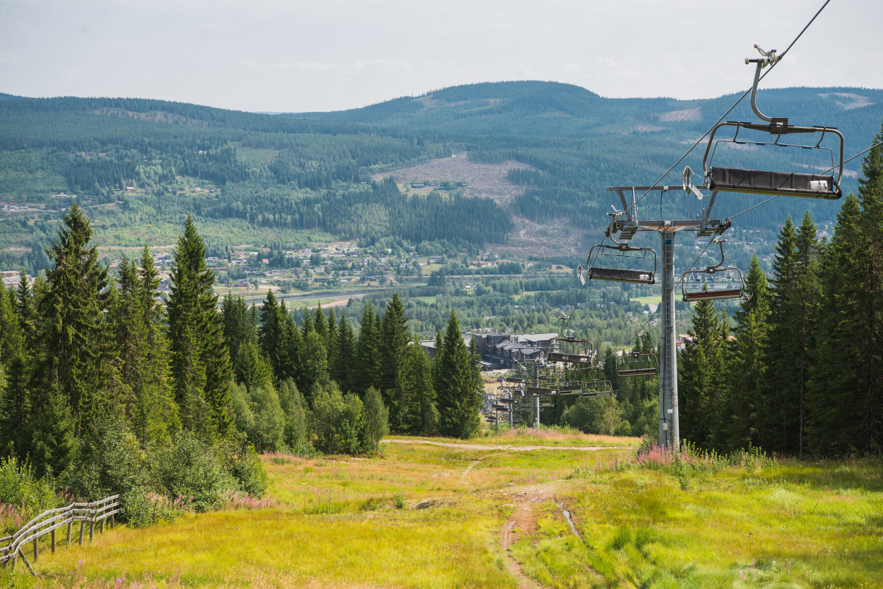 Trysil Bildet viser litt av kommunen.